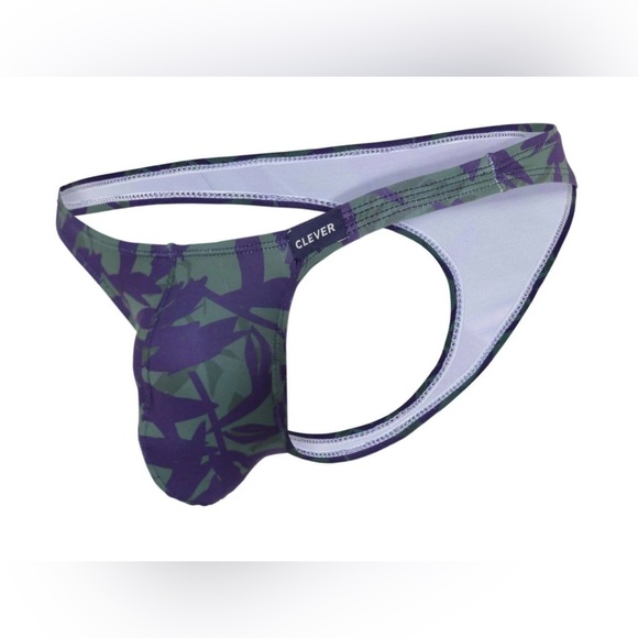 Clever Blue/Green Men’s Thong - Picture 5 of 9